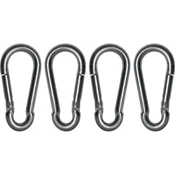Faithfull Stainless Steel Fire Brigade Snap Hook Carabiner Faithfull Stainless Steel Fire Brigade Snap Hook Carabiner
