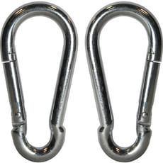 Faithfull Zinc Plated Fire Brigade Snap Hook Carabiner