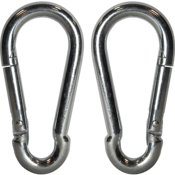 Faithfull Zinc Plated Fire Brigade Snap Hook Carabiner