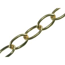 Faithfull Oval Chain Polished Brass