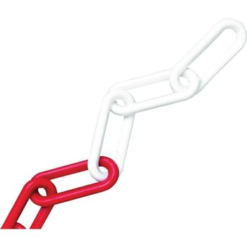 Faithfull Plastic Chain Red and White