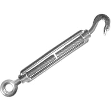 Faithfull Galvanised Straining Screw Hook and Eye