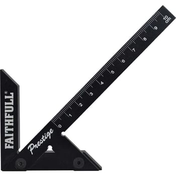 Faithfull Prestige Centre Finder Gauge Black Aluminium