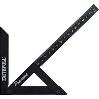 Faithfull Prestige Centre Finder Gauge Black Aluminium