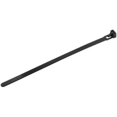 Faithfull Reusable Cable Ties Black