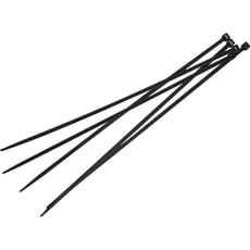 Faithfull Cable Ties Black Pack of 100