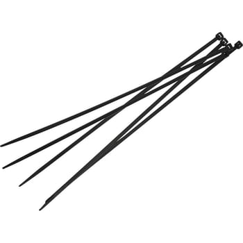 Faithfull Cable Ties Black Pack of 100