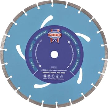 Faithfull 3 Piece Contract Diamond Blade 115mm