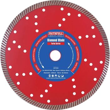 Faithfull Turbo Cut Diamond Cutting Disc