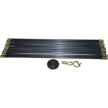Faithfull 10 Piece Drain Rod Set