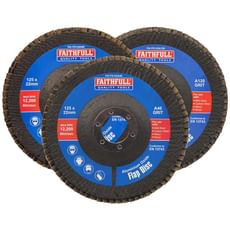 Faithfull Aluminium Oxide Abrasive Flap Disc