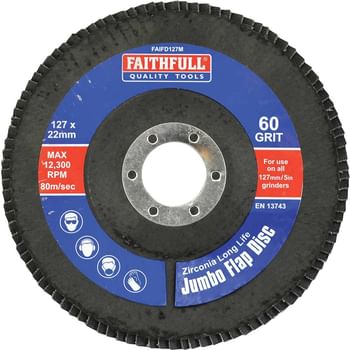 Faithfull Zirconium Abrasive Flap Disc