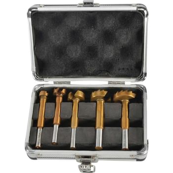 Faithfull 5 Piece Forstner Drill Bit Set