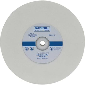 Faithfull General Purpose White Grinding Wheel