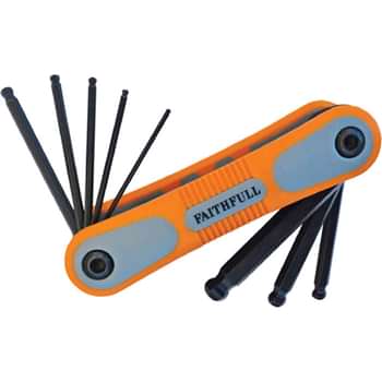 Faithfull 8 Piece Folding Ball End Hexagon Allen Key Set Metric Price Comparisons | Compare The Build