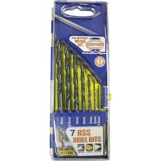 Faithfull 7 Piece HSS Drill Bit Set Faithfull 7 Piece HSS Drill Bit Set
