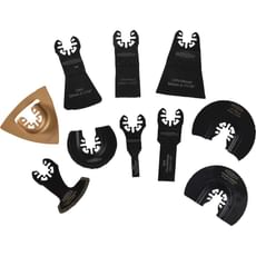 Faithfull 10 Piece OIS Oscillating Multi Tool Accessory Set