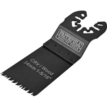 Faithfull OIS Oscillating Multi Tool Wood Flush Cut Blade