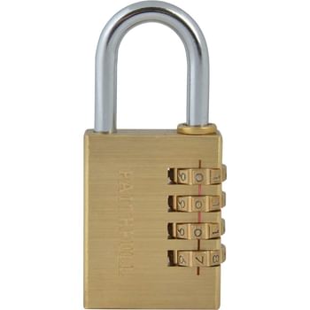Faithfull Brass Combination Padlock