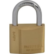 Faithfull Brass Padlock