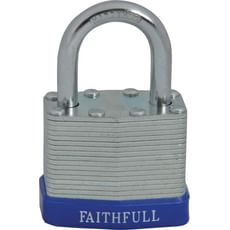 Faithfull Laminated Steel Padlock