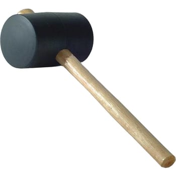 Faithfull Black Rubber Mallet