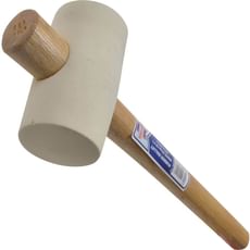 Faithfull White Rubber Mallet