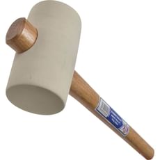 Faithfull White Rubber Mallet