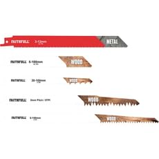 Faithfull 15 Piece Wood Cutting Reciprocating Sabre Saw Blade Set Faithfull 15 Piece Wood Cutting Reciprocating Sabre Saw Blade Set