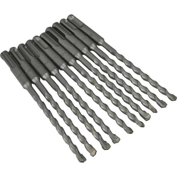 Faithfull SDS Plus Masonry Drill Bit Bulk Pack of 10