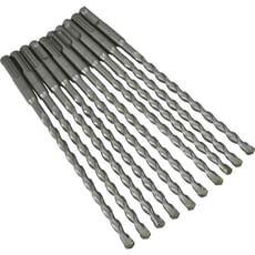 Faithfull SDS Plus Masonry Drill Bit Bulk Pack of 10