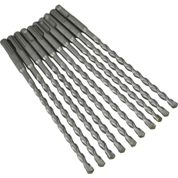 Faithfull SDS Plus Masonry Drill Bit Bulk Pack of 10
