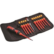 Faithfull 13 Piece Quick Change VDE Insulated Screwdriver Set Faithfull 13 Piece Quick Change VDE Insulated Screwdriver Set