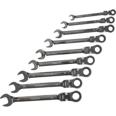 Faithfull 9 Piece Flexible Ratchet Combination Spanner Set