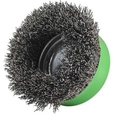 Faithfull X Lock Crimped 0.3mm Stainless Steel Wire Cup Brush