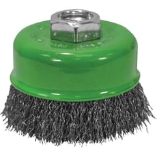 Faithfull Stainless Steel Crimped Wire Cup Brush