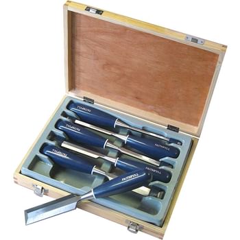 Faithfull 6 Piece Bevel Edge Wood Chisel Set
