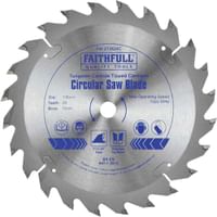 Faithfull TCT Cordless Circular Trimsaw Blade