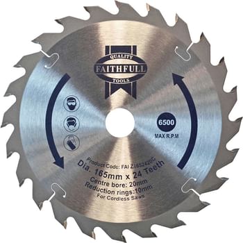 Faithfull TCT Cordless Circular Trimsaw Blade
