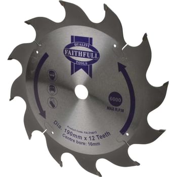 Faithfull Fast Rip TCT Circular Saw Blade