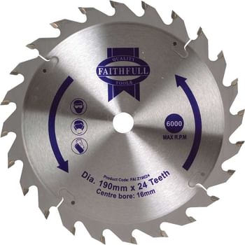 Faithfull Fast Rip TCT Circular Saw Blade