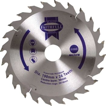 Faithfull Fast Rip TCT Circular Saw Blade
