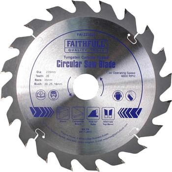 Faithfull Fast Rip TCT Circular Saw Blade
