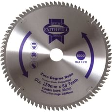 Faithfull Zero Degree TCT Circular Saw Blade