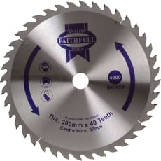 Faithfull Fine Cross Cut TCT Circular Saw Blade