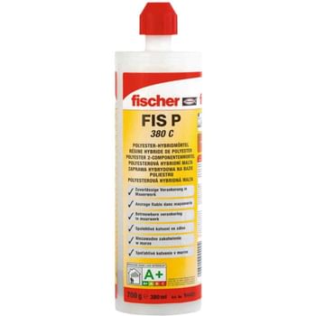 Fischer FIS P380C Polyester Anchor Masonry Resin Cartridge