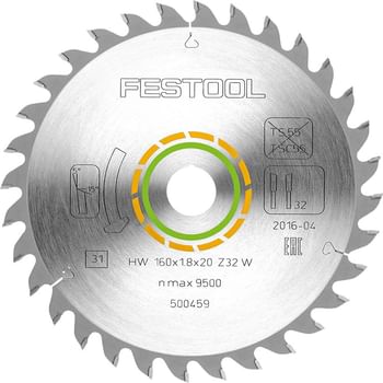 Festool Fine Tooth Wood Cutting Circular Saw Blade