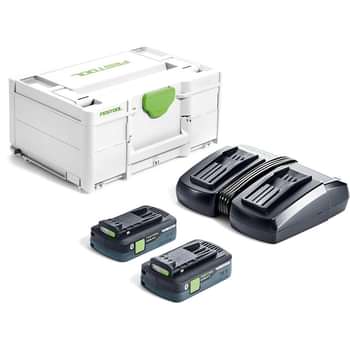 Festool 18v SYS Energy Set 2 x HighPower Batteries 4ah and Duo Charger Kit Price Comparisons | Compare The Build