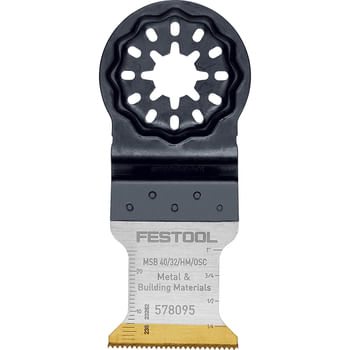 Festool Starlock Carbide Oscillating Multi Tool Plunge Blade