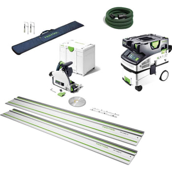 Festool TS60 KEBQ Plus Plunge Cut Circular Saw and M Class Extractor Kit